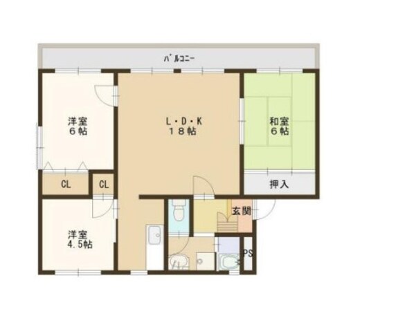 野里駅 徒歩20分 2階の物件間取画像